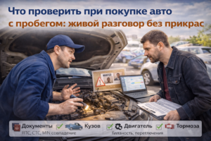 Что проверить при покупке авто с пробегом: живой разговор без прикрас
