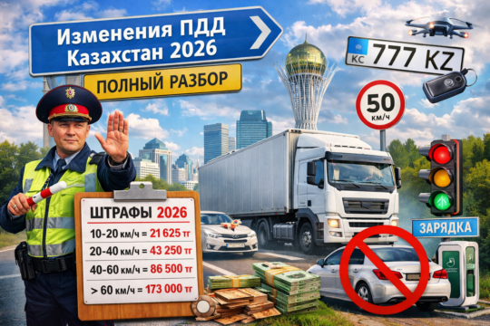 ПДД Казахстан 2026