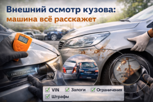 Внешний осмотр кузова: машина всё расскажет